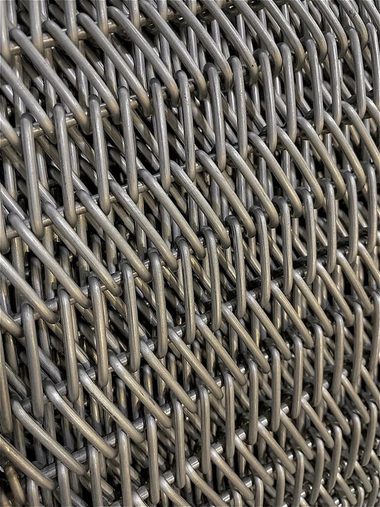 Metal pieces or wire linked together