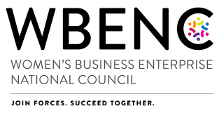 This is the official logo of the Women's Business Enterprise National Council, the certifying body for women-owned businesses.